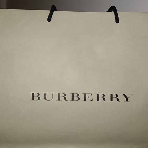 Burberry shopping bag